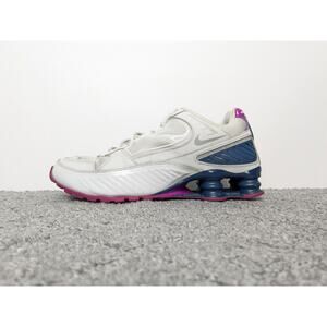 Nike Shox Enigma Womens Running Shoes Photon Dust Valerian Blue Size 9